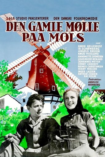 Den gamle mølle paa Mols Poster of Den gamle mølle paa Mols