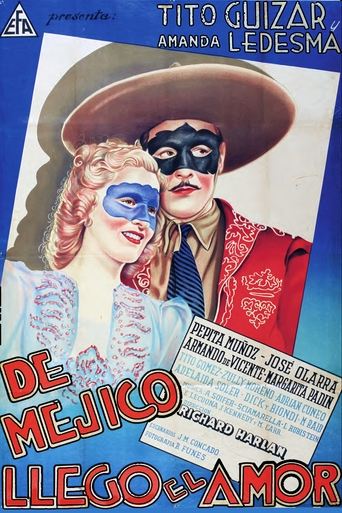 De México llegó el amor Poster of De México llegó el amor