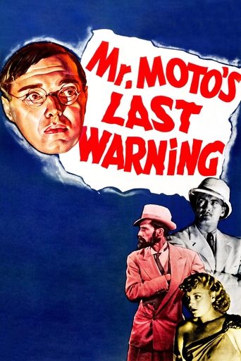 Mr. Moto's Last Warning Poster of Mr. Moto's Last Warning