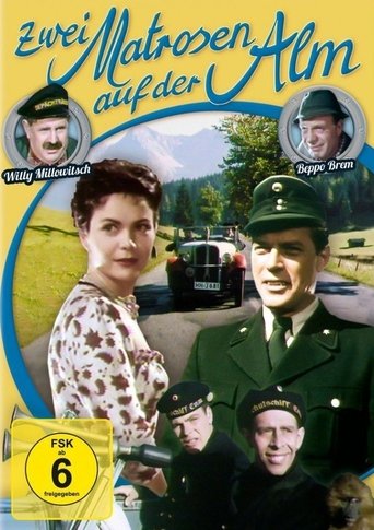 Zwei Matrosen auf der Alm Poster of Zwei Matrosen auf der Alm