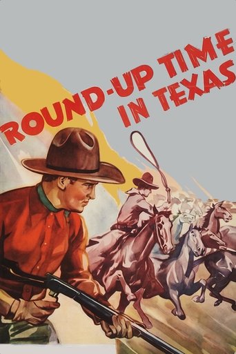 Round-Up Time in Texas Poster of Round-Up Time in Texas