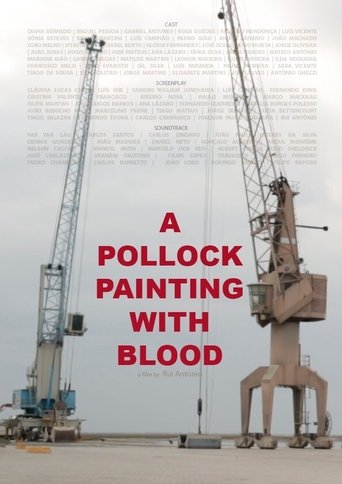 Um Quadro do Pollock com Sangue Poster of Um Quadro do Pollock com Sangue