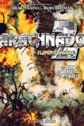 Arachnado 2: Flaming Spiders Poster of Arachnado 2: Flaming Spiders