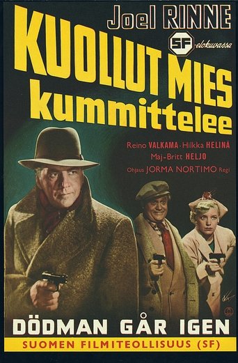 Kuollut mies kummittelee Poster of Kuollut mies kummittelee