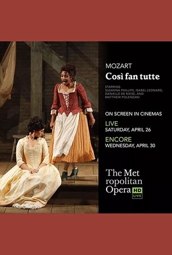 The Metropolitan Opera: Così Fan Tutte Poster of The Metropolitan Opera: Così Fan Tutte