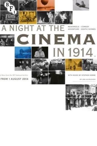 A Night at the Cinema in 1914 Poster of A Night at the Cinema in 1914