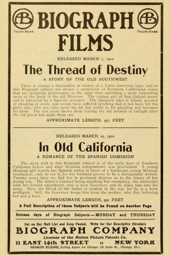 In Old California Poster of In Old California