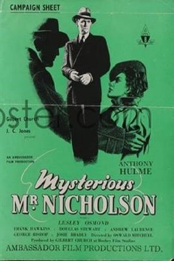 Mysterious Mr. Nicholson Poster of Mysterious Mr. Nicholson