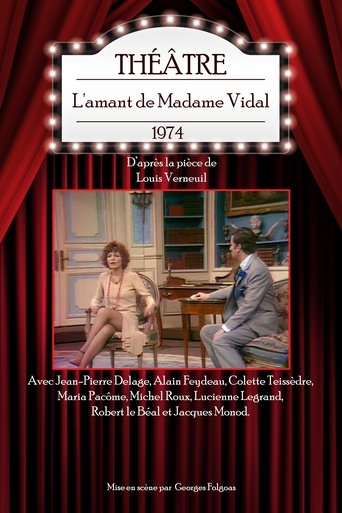 L'amant de Madame Vidal Poster of L'amant de Madame Vidal