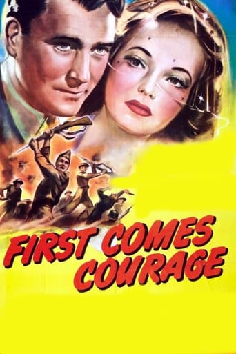First Comes Courage Poster of First Comes Courage