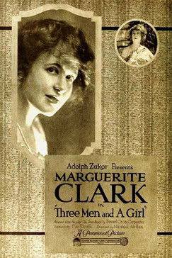 Three Men and a Girl Poster of Three Men and a Girl