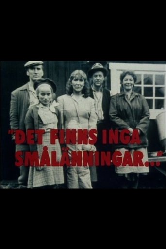 Det finns inga smålänningar Poster of Det finns inga smålänningar