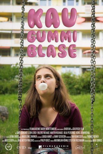 Bubble Gummed Girl Poster of Bubble Gummed Girl