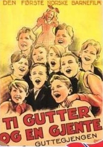 Ti gutter og en gjente Poster of Ti gutter og en gjente