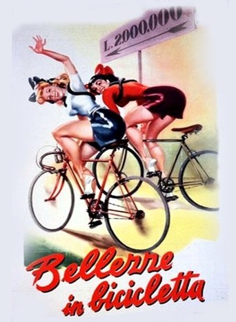 Beauties on bicycles Poster of Beauties on bicycles