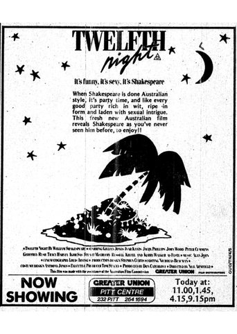 Twelfth Night Poster of Twelfth Night