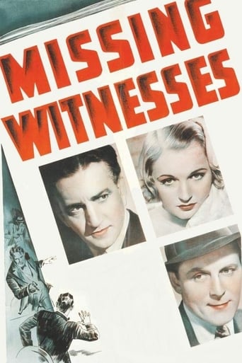 Missing Witnesses Poster of Missing Witnesses