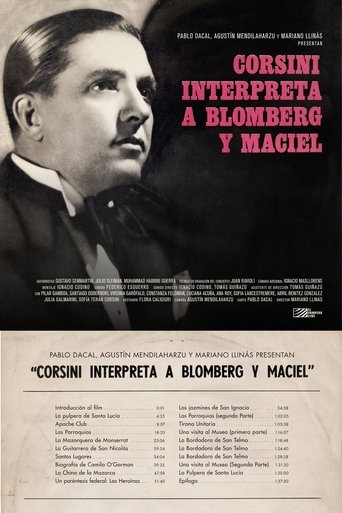 Corsini Sings Blomberg & Maciel Poster of Corsini Sings Blomberg & Maciel