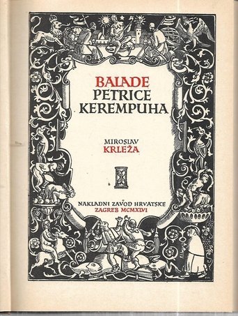 The Ballads of Petrica Kerempuh Poster of The Ballads of Petrica Kerempuh