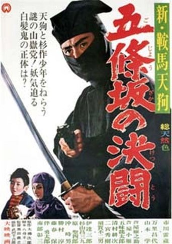 新 鞍馬天狗 五條坂の決闘 Poster of 新 鞍馬天狗 五條坂の決闘