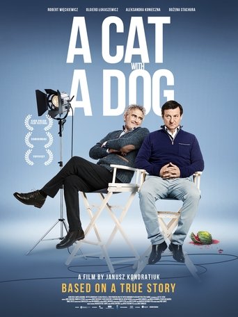 A Cat with a Dog Poster of A Cat with a Dog