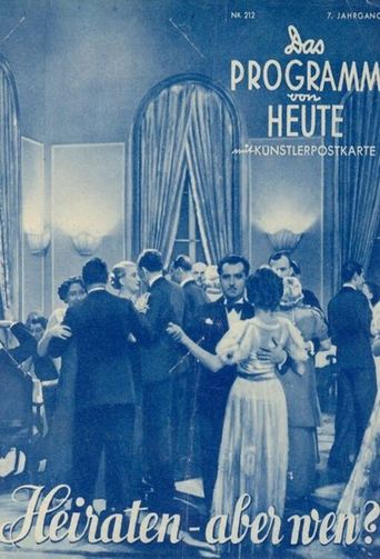 Heiraten - aber wen? Poster of Heiraten - aber wen?
