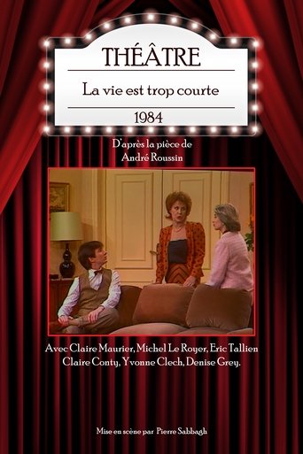 La vie est trop courte Poster of La vie est trop courte
