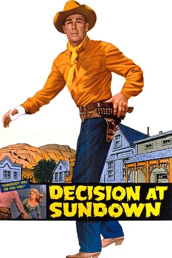 Decision at Sundown Poster of Decision at Sundown