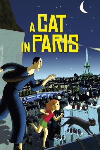 A Cat in Paris Poster of A Cat in Paris