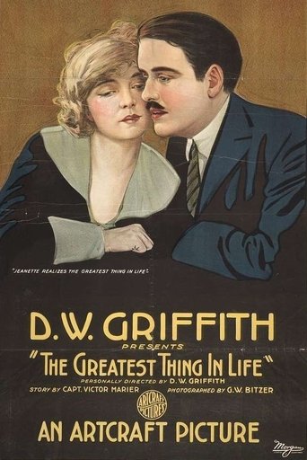 The Greatest Thing in Life Poster of The Greatest Thing in Life