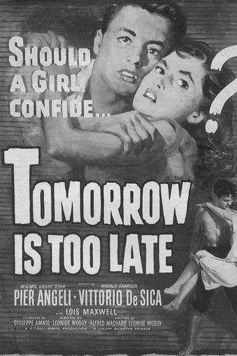 Tomorrow Is Too Late Poster of Tomorrow Is Too Late
