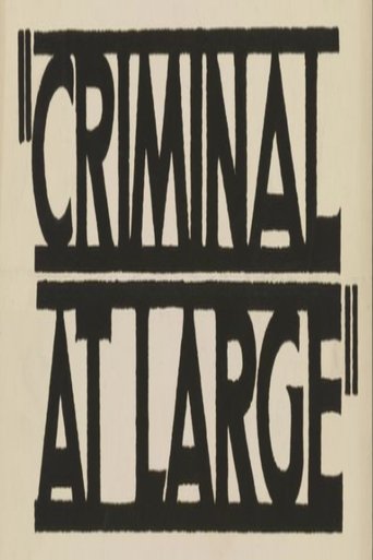 A Criminal at Large Poster of A Criminal at Large