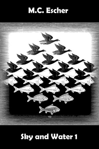 M.C. Escher: Sky and Water 1 Poster of M.C. Escher: Sky and Water 1