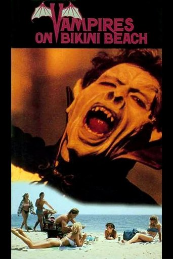 Vampires on Bikini Beach Poster of Vampires on Bikini Beach