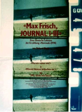Max Frisch, Journal I-III Poster of Max Frisch, Journal I-III