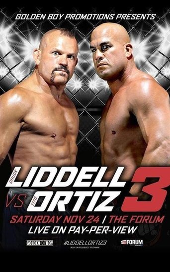 Golden Boy MMA Liddell vs Ortiz 3 Poster of Golden Boy MMA Liddell vs Ortiz 3