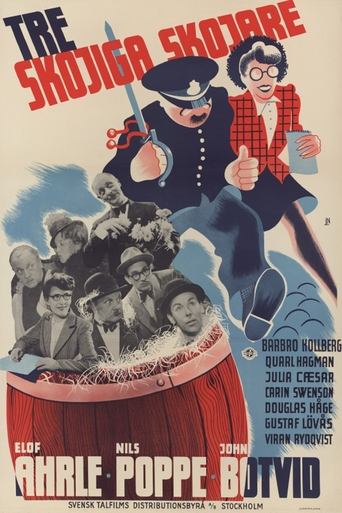 Tre skojiga skojare Poster of Tre skojiga skojare