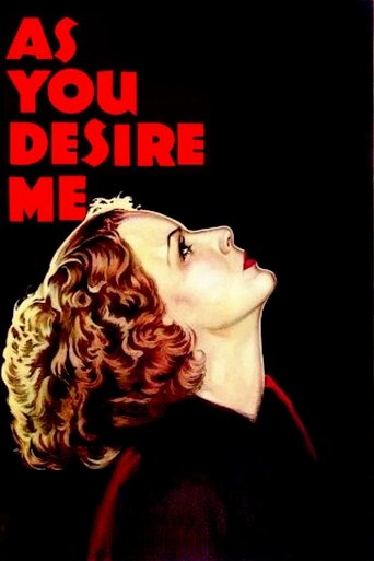 As You Desire Me Poster of As You Desire Me