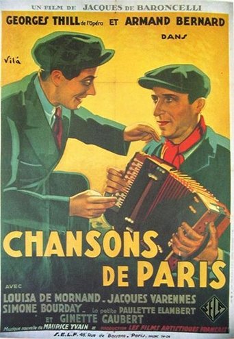 Chansons de Paris Poster of Chansons de Paris