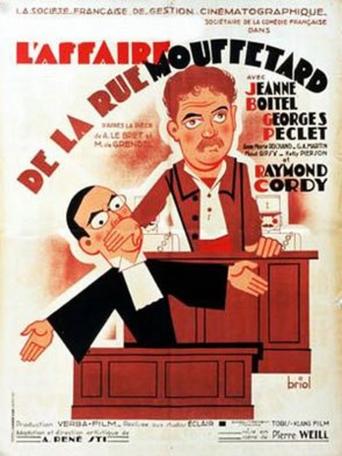 The Mouffetard Street case Poster of The Mouffetard Street case