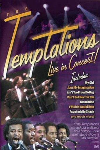 The Temptations: Live in Concert Poster of The Temptations: Live in Concert