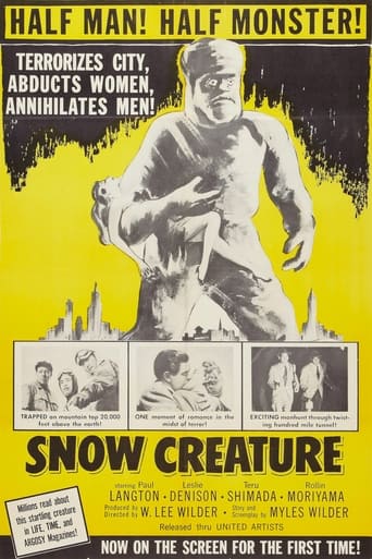 The Snow Creature Poster of The Snow Creature