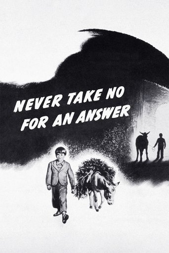 Never Take No for an Answer Poster of Never Take No for an Answer