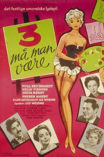 3 må man være Poster of 3 må man være