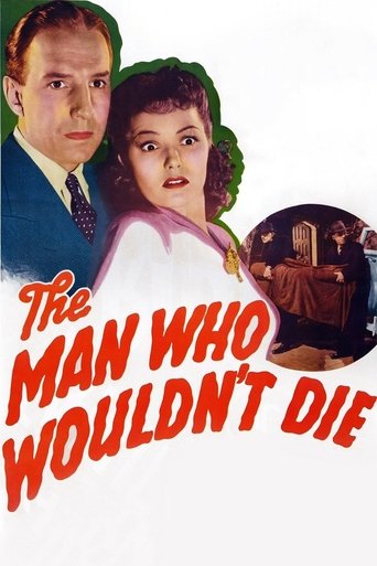 The Man Who Wouldn't Die Poster of The Man Who Wouldn't Die