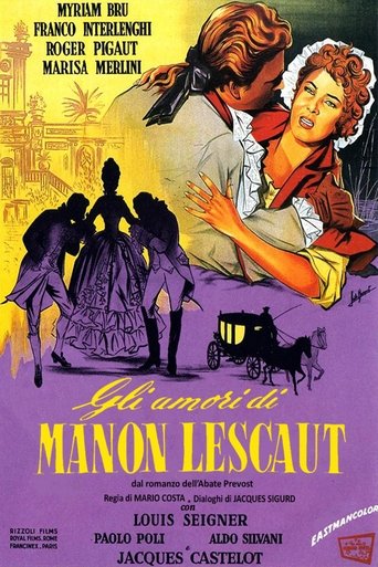 The Lovers of Manon Lescaut Poster of The Lovers of Manon Lescaut