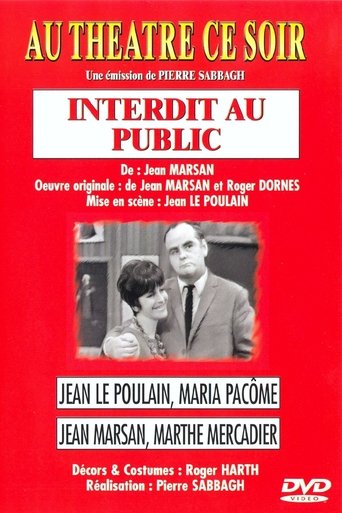 Interdit au public Poster of Interdit au public