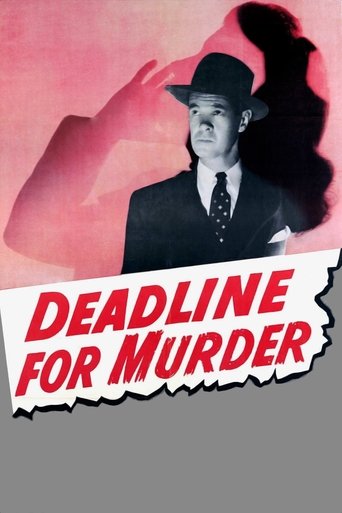 Deadline for Murder Poster of Deadline for Murder