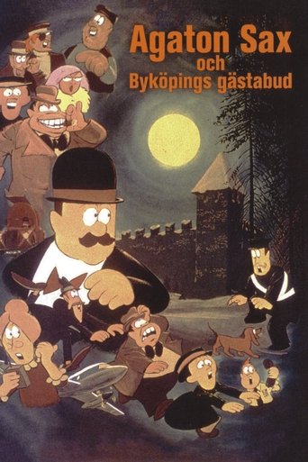 Agaton Sax and the Bykoebing Village Festival Poster of Agaton Sax and the Bykoebing Village Festival