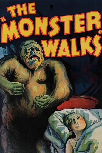 The Monster Walks Poster of The Monster Walks